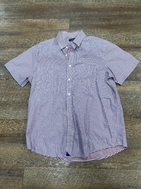UNTUCKit Other - UNTUCKit Concord Slim Fit Gingham Short Sleeve Shirt Large